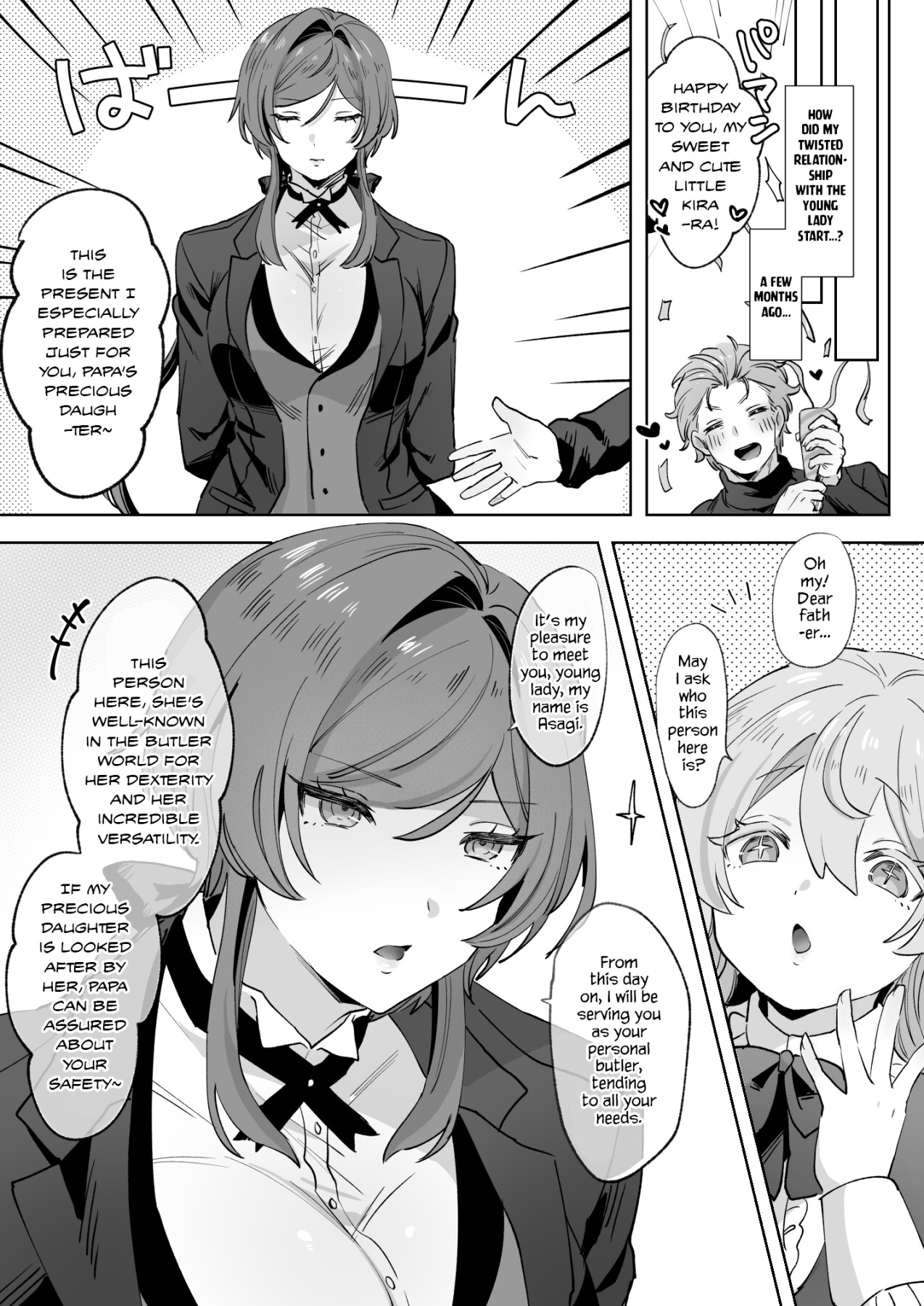 Hentai Manga Comic-A story about an obedient handsome butler who is developed into a lewd person by a young lady.-Read-4